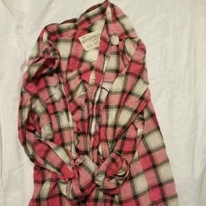 Pink flannel XL